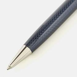 Montblanc Meisterstück Solitaire Doué Blue Hour Lacquered Silver Tone Classique Ballpoint Pen