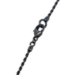 Pre Owned Montblanc Les Aimants By Charlotte Casiraghi Resin Silver Long Pendant Necklace