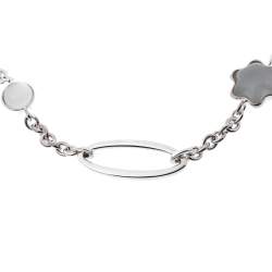 Pre Owned Montblanc Mutlicolor Gemstone Star Motif Silver Bracelet