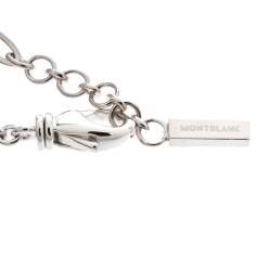 Pre Owned Montblanc Mutlicolor Gemstone Star Motif Silver Bracelet