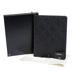 Pre Owned Montblanc Black Leather Sartorial Zip Notepad