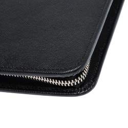 Pre Owned Montblanc Black Leather Sartorial Zip Notepad