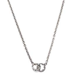 Pre Owned Montblanc Star Signet Silver Station Necklace 