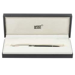 Pre Owned Montblanc Meisterstück Solitaire Doué Black & White Rollerball Pen