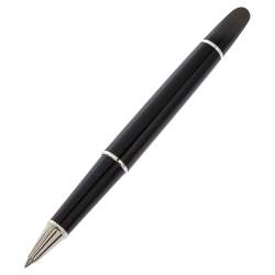 Pre Owned Montblanc Meisterstück Solitaire Doué Black & White Rollerball Pen