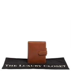 Pre Owned Montblanc Brown Leather Meisterstuck Agenda Organizer