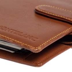 Pre Owned Montblanc Brown Leather Meisterstuck Agenda Organizer