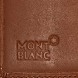 Pre Owned Montblanc Brown Leather Meisterstuck Agenda Organizer
