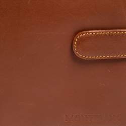 Pre Owned Montblanc Brown Leather Meisterstuck Agenda Organizer