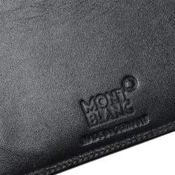 Pre Owned Montblanc Black Leather Medium Meisterstuck Organizer