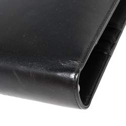 Pre Owned Montblanc Black Leather Medium Meisterstuck Organizer