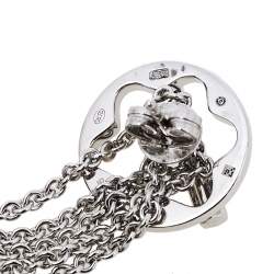 Pre Owned Montblanc Caress of a Star Silver Tassel Earrings