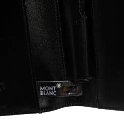 Montblanc Black Leather Meisterstuck Mozart Notepad Holder 