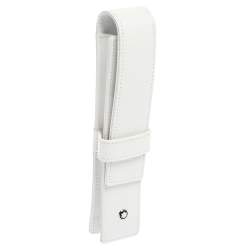 Pre Owned Montblanc White Leather Pen Case