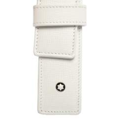 Pre Owned Montblanc White Leather Pen Case