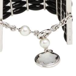 Pre Owned Montblanc Homage to Femininity Onyx Multi Stand Bracelet 