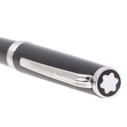 Pre Owned Montblanc Pix Black Resin Platinum Coated Detail Ballpoint Pen