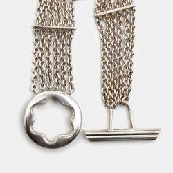 Pre Owned Montblanc Caress of a Star Sterling Silver Bracelet