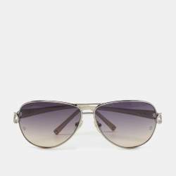 Montblanc Black MB468S Gradient Aviator Sunglasses