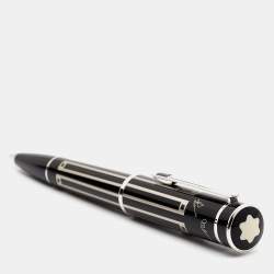 Montblanc Writers Edition Thomas Mann Black Resin Silver Tone Ballpoint Pen