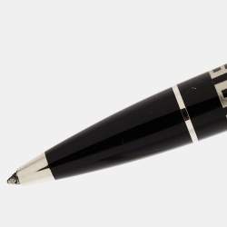 Montblanc Writers Edition Thomas Mann Black Resin Silver Tone Ballpoint Pen