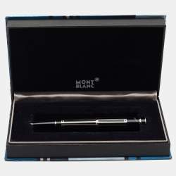 Montblanc Writers Edition Thomas Mann Black Resin Silver Tone Ballpoint Pen