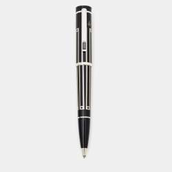 Montblanc Writers Edition Thomas Mann Black Resin Silver Tone Ballpoint Pen