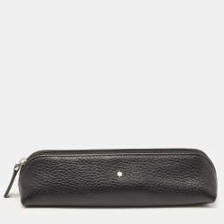 Pre Owned Montblanc Black Meisterstück Leather Pen Pouch
