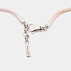 Montblanc Star Diamond Sterling Silver Cord Necklace