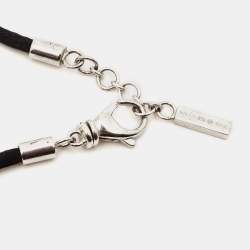 Montblanc Star Diamond Sterling Silver Cord Necklace