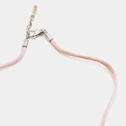Montblanc Star Diamond Sterling Silver Cord Necklace