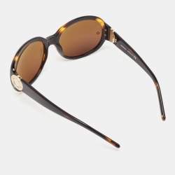 Montblanc Brown Havana Gradient MB287S Round Sunglasses