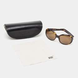 Montblanc Brown Havana Gradient MB287S Round Sunglasses