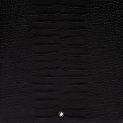  Montblanc Brown Croc Embossed Leather Meisterstuck Tablet Case 