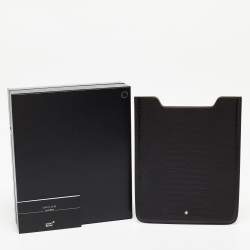  Montblanc Brown Croc Embossed Leather Meisterstuck Tablet Case 