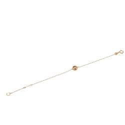Pre Owned Montblanc Signet Diamond 18K Rose Gold Bracelet