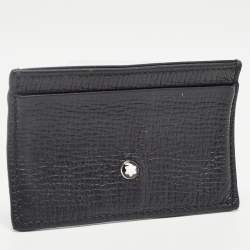 Montblanc Black Leather Meisterstuck Card Holder