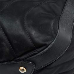 Montblanc Black Nylon and Leather Starisma Dalila Drawstring Bag