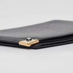 Montblanc Black Leather Meisterstuck Bifold Wallet