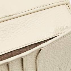 Montblanc White Leather Starisma Compact Trifold Wallet
