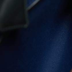 Montblanc Dark Blue/Black Canvas and Leather Blue Spirit Tote