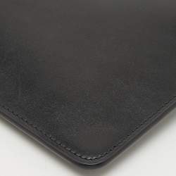 Montblanc Black Leather Meisterstuck Envelope Flat Clutch