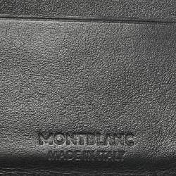 Pre Owned Montblanc Grey Croc Embossed Leather Meisterstuck Bifold
