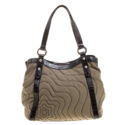 Montblanc Brown Starisma Canvas Pamina Tote