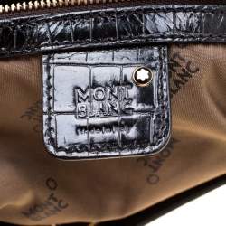 Montblanc Brown Starisma Canvas and Leather Pamina Tote