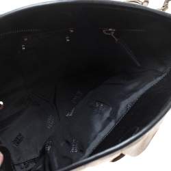 Pre Owned Montblanc Grey/Black Suede and Leather Limited Edition Starisma Alcina Hobo