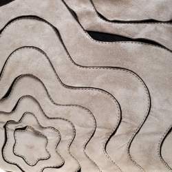 Pre Owned Montblanc Grey/Black Suede and Leather Limited Edition Starisma Alcina Hobo