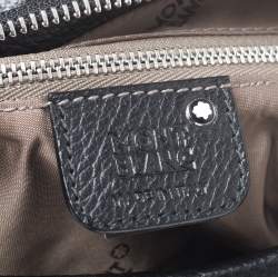 Pre Owned Montblanc Black Leather Starisma Alcina Hobo