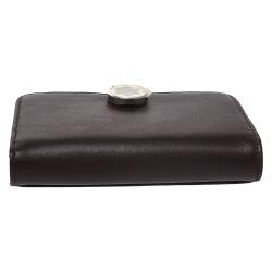 Pre Owned Montblanc Dark Brown Leather Lady Star Card Case