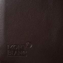 Pre Owned Montblanc Dark Brown Leather Lady Star Card Case